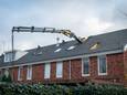 De schade aan het dak is groot